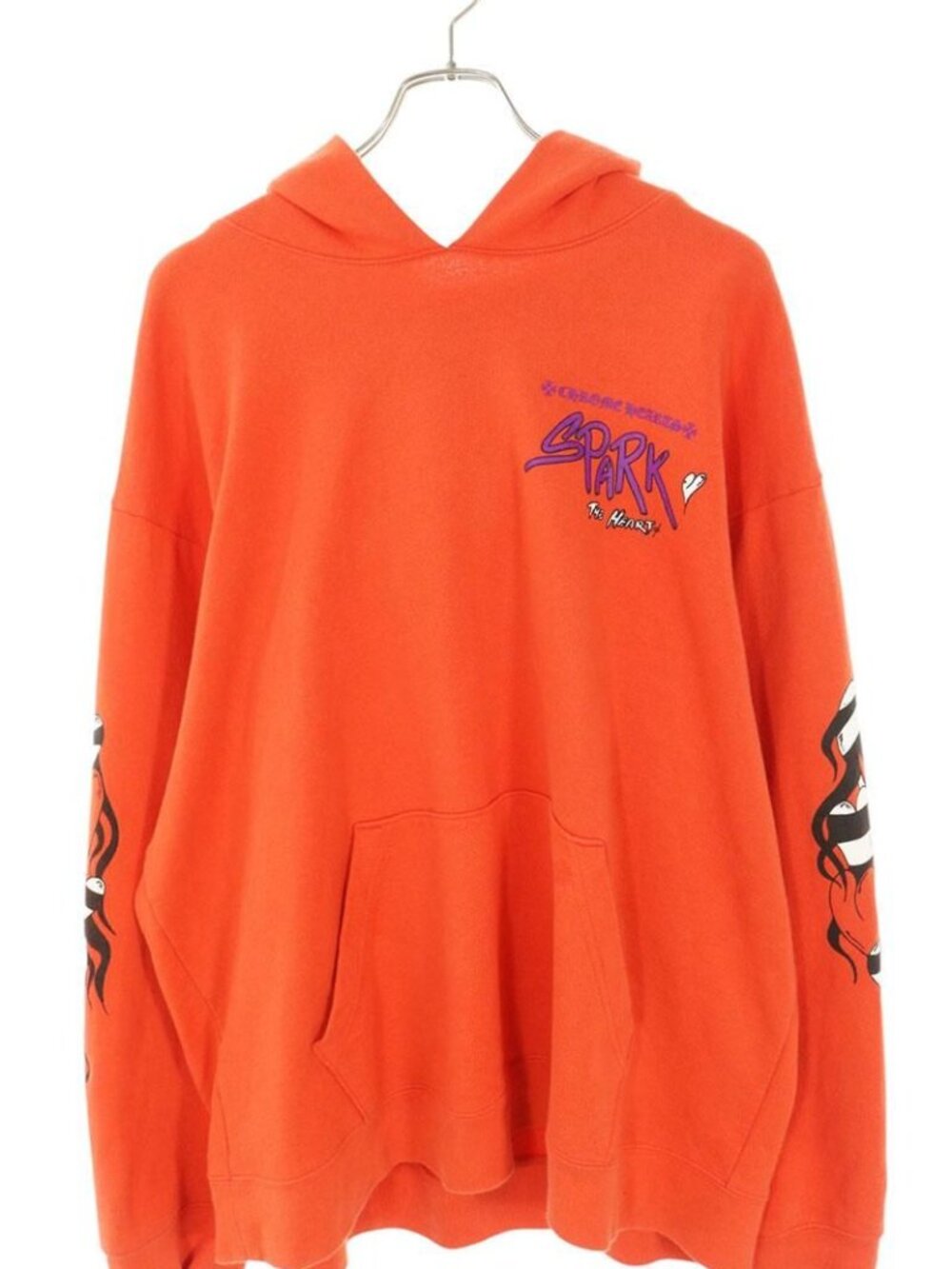 Chrome Hearts Ppo Spark the Heart HD Plvr Matty Boy Print Hoodie XXL